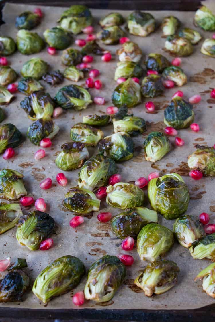 Brussels Sprouts with Pomegranate Seeds-2