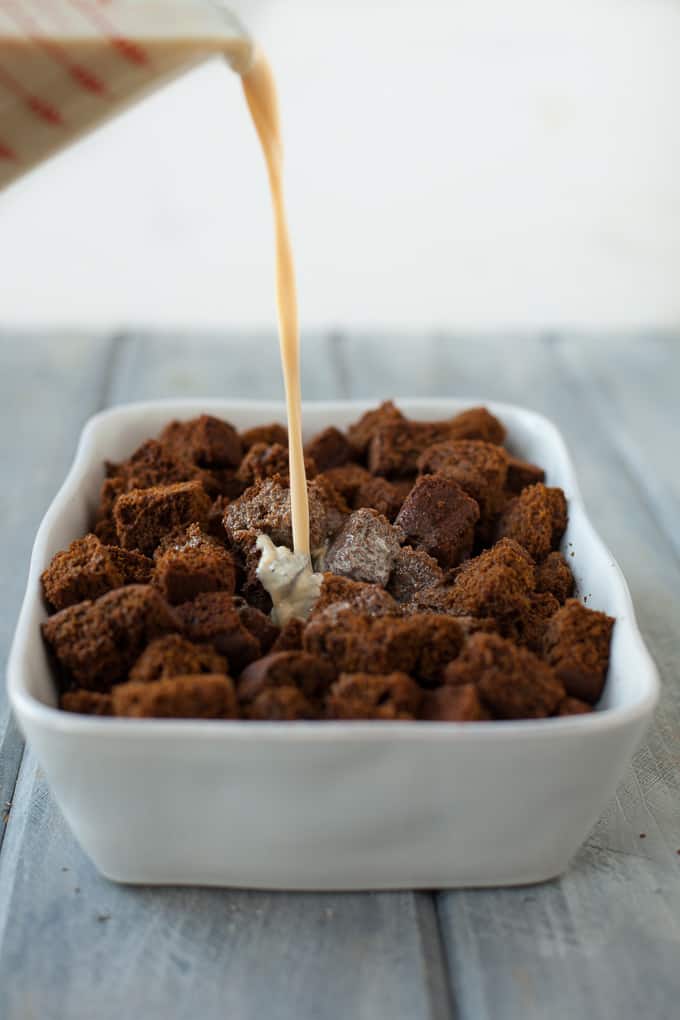 Gingerbread pudding