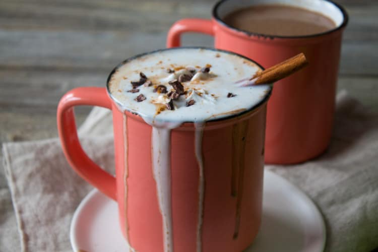 Vegan Boozy Spiced Hot Chocolate