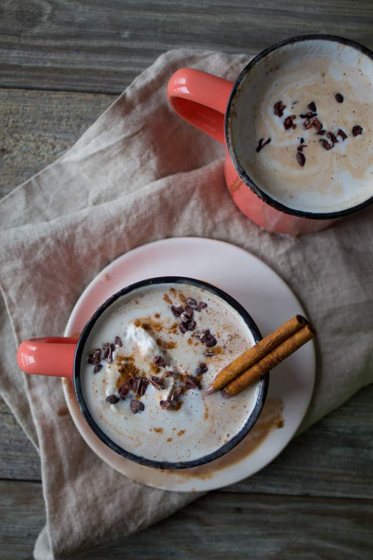 Vegan Boozy Mexican Spiced Hot Chocolate | @TheFoodieDietitian