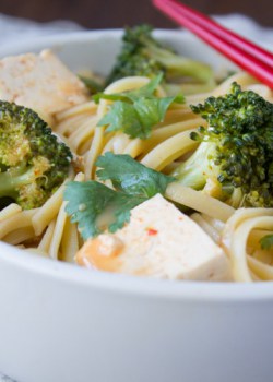 Easy Curried Noodles with Tofu