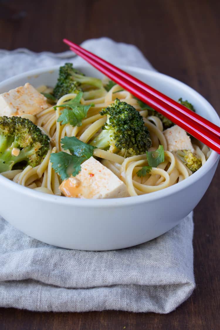 Easy Curried Noodles with Tofu-4