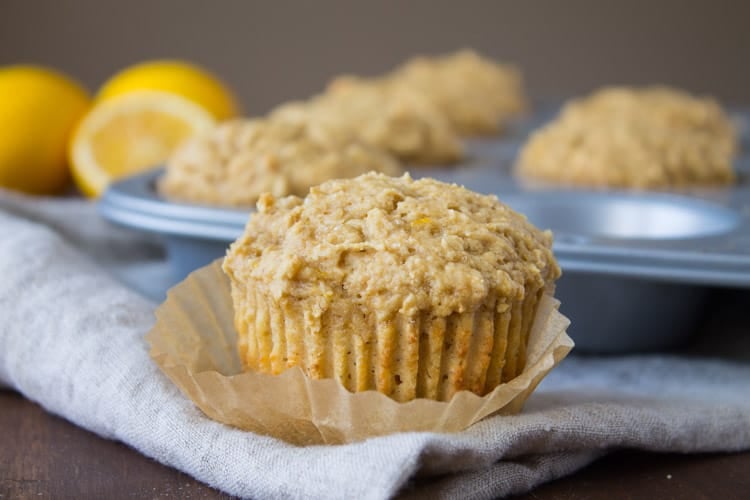 Whole Wheat Meyer Lemon Ricotta Muffins - The Foodie Dietitian | Kara Lydon