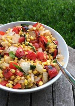 Smoky Corn and Pepper Salad