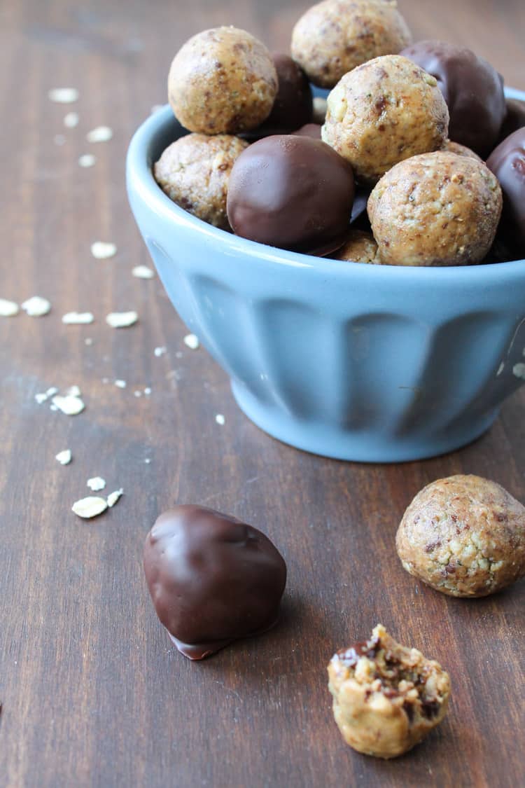 Dark Chocolate Peanut Butter Hemp Bites - square 800-5-2