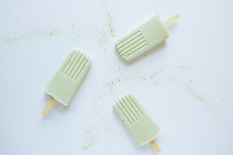 Matcha Green Tea Latte Popsicles-2