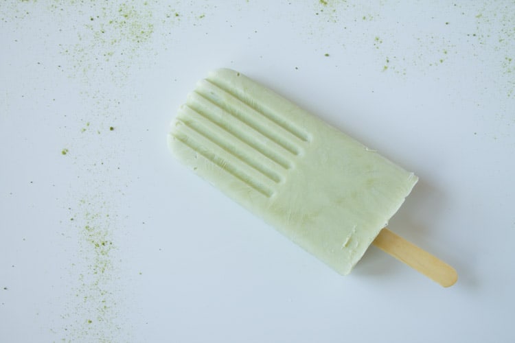 Matcha Green Tea Latte Popsicles-3