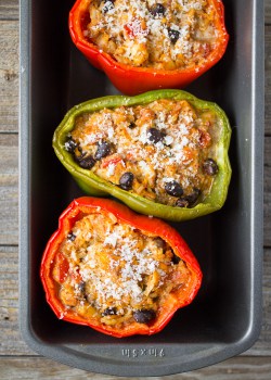 Mexican Tilapia Stuffed Peppers