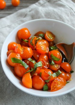 Five Ingredient Tomato Salad-