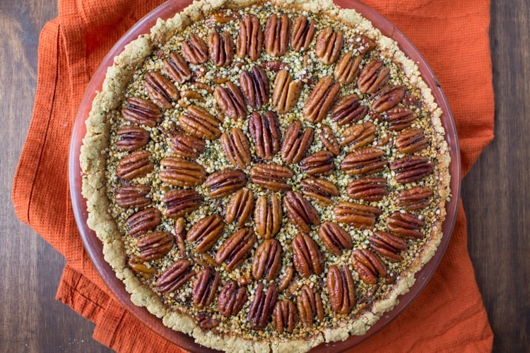 Healthier Hemp Pecan Pie -1