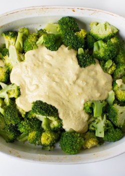 Broccoli and Cauliflower Rice Hemp Casserole