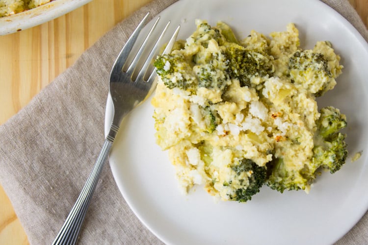 Vegan Broccoli and Cauliflower Hemp Casserole