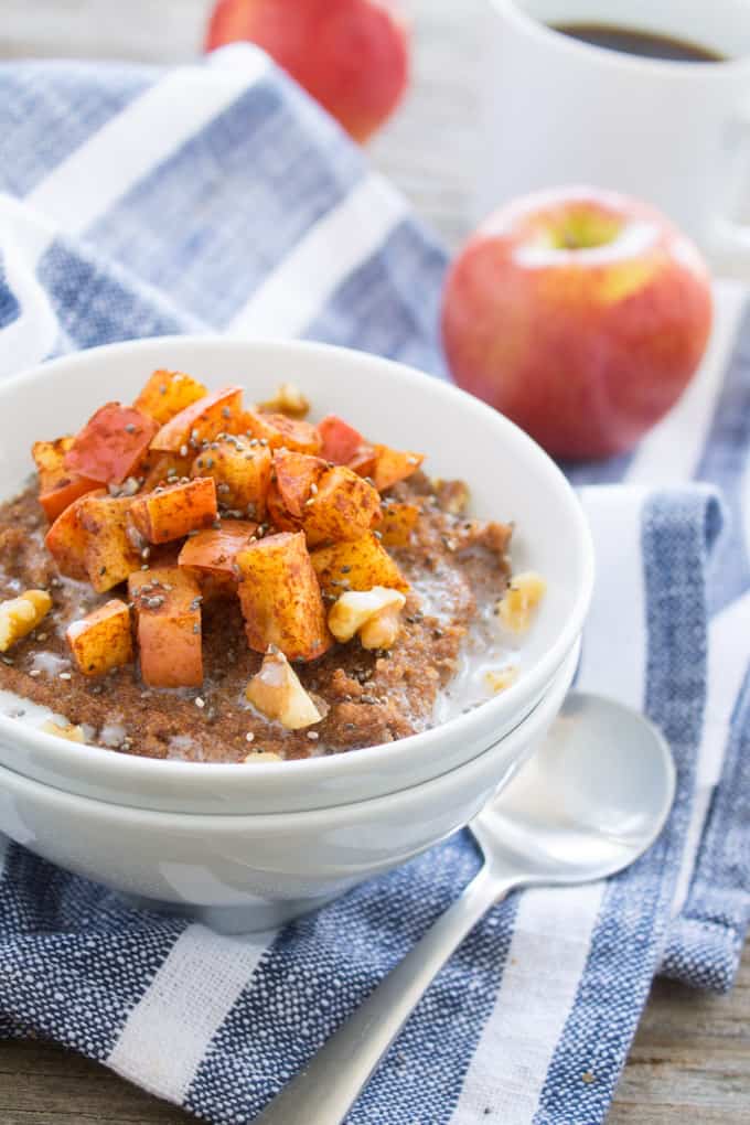 Gluten Free Apple Pie Teff Porridge