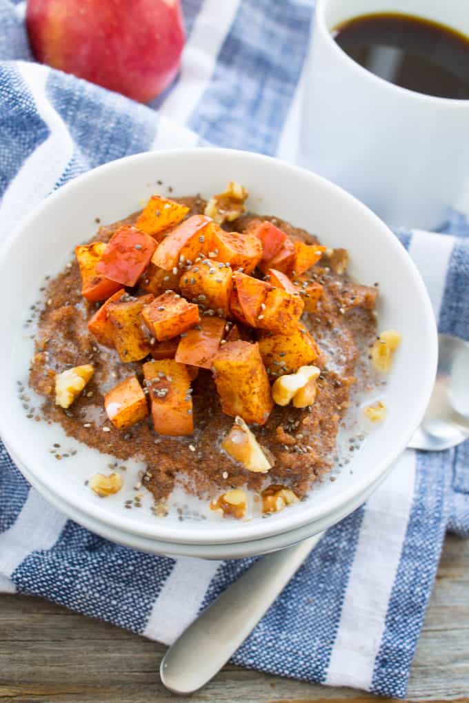 Gluten Free Apple Pie Teff Porridge