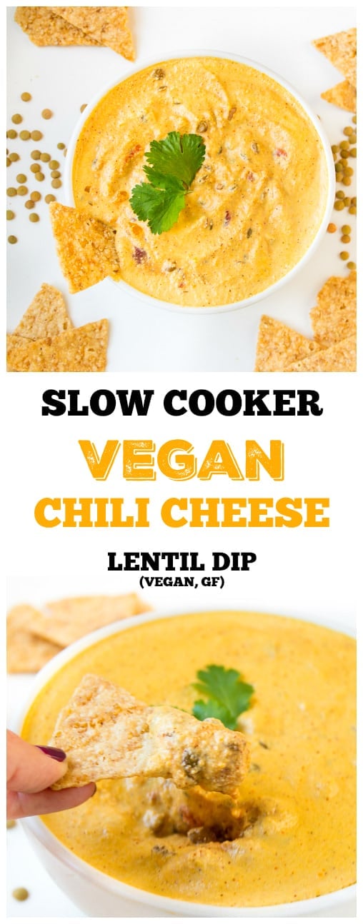 5-Ingredient Slow Cooker Chili Cheese Dip - Gal on a Mission