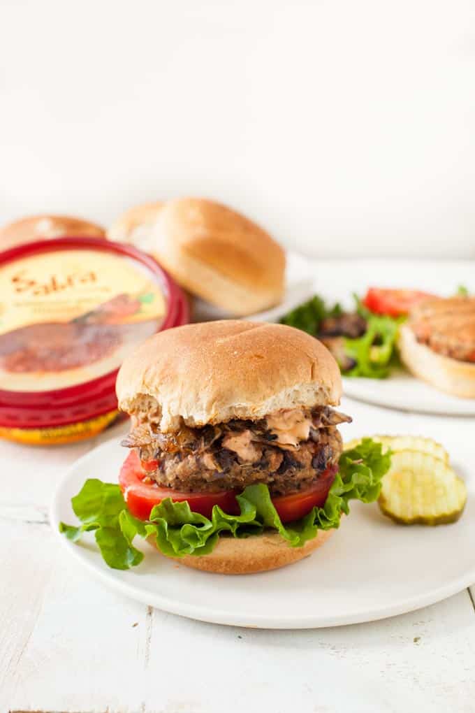 Spicy Hummus Black Bean Veggie Burgers-2-2