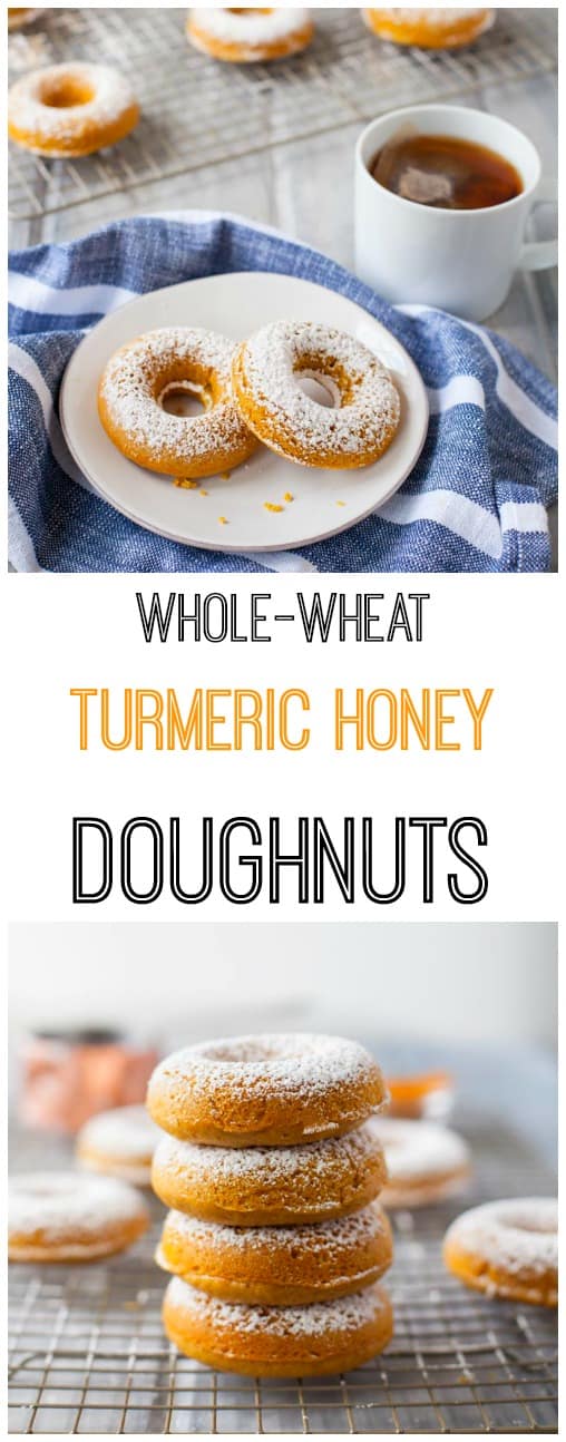 whole wheat turmeric honey doughnuts-pin