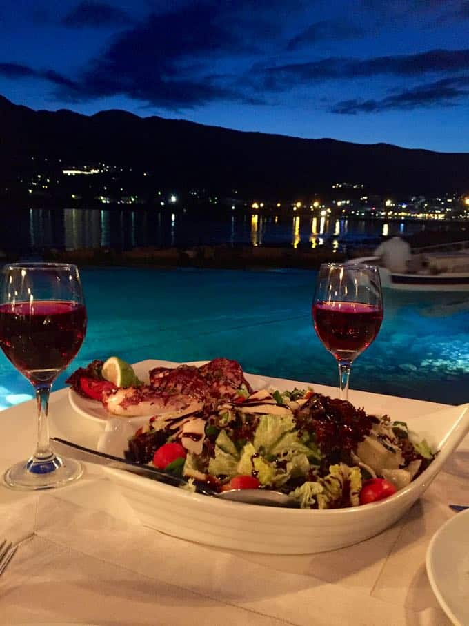 kanali restaurant, elounda, crete. top 10 things to do on your honeymoon in greece