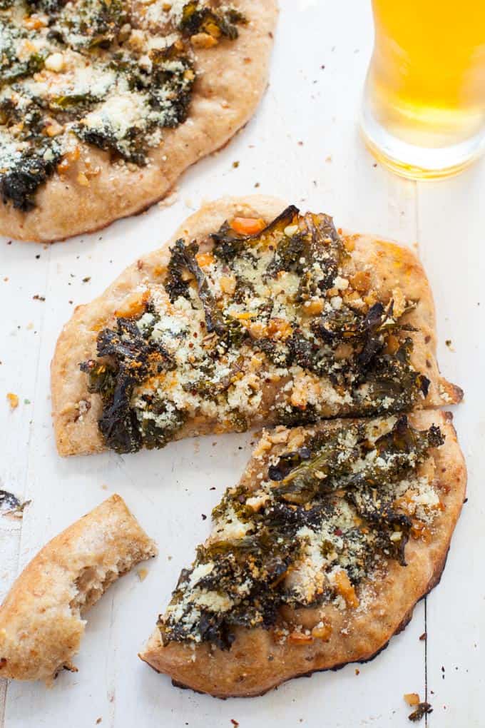 White Clam and Kale Pizza