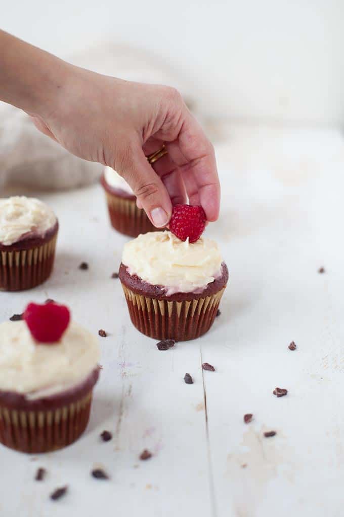Red Velvet Beet Cupcakes 