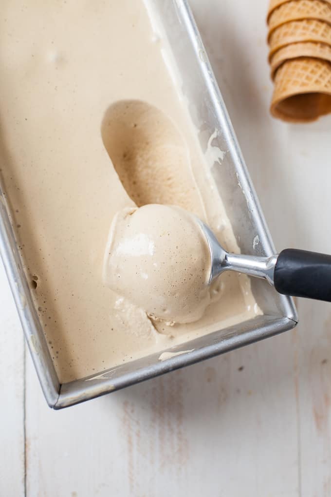 Coconut milk Vietnamese iced coffee ice cream is the creamiest, most delicious pick-me-up you'll ever eat.