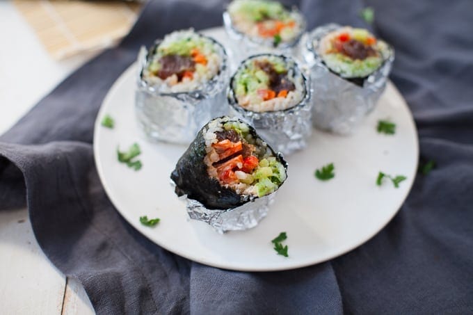 Mini Sushi Burritos