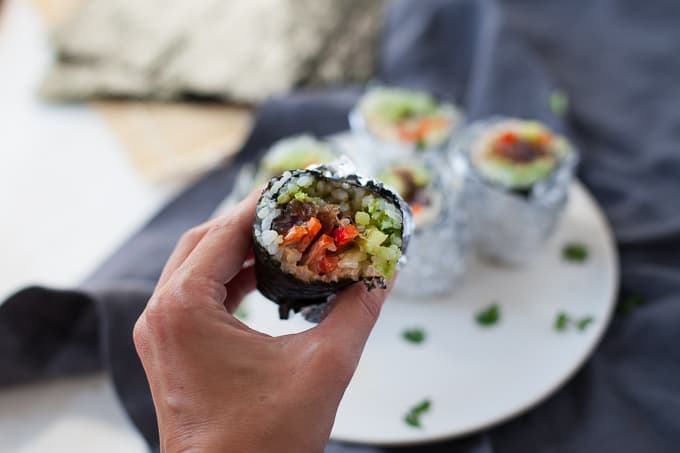 Mini Sushi Burritos (gf)