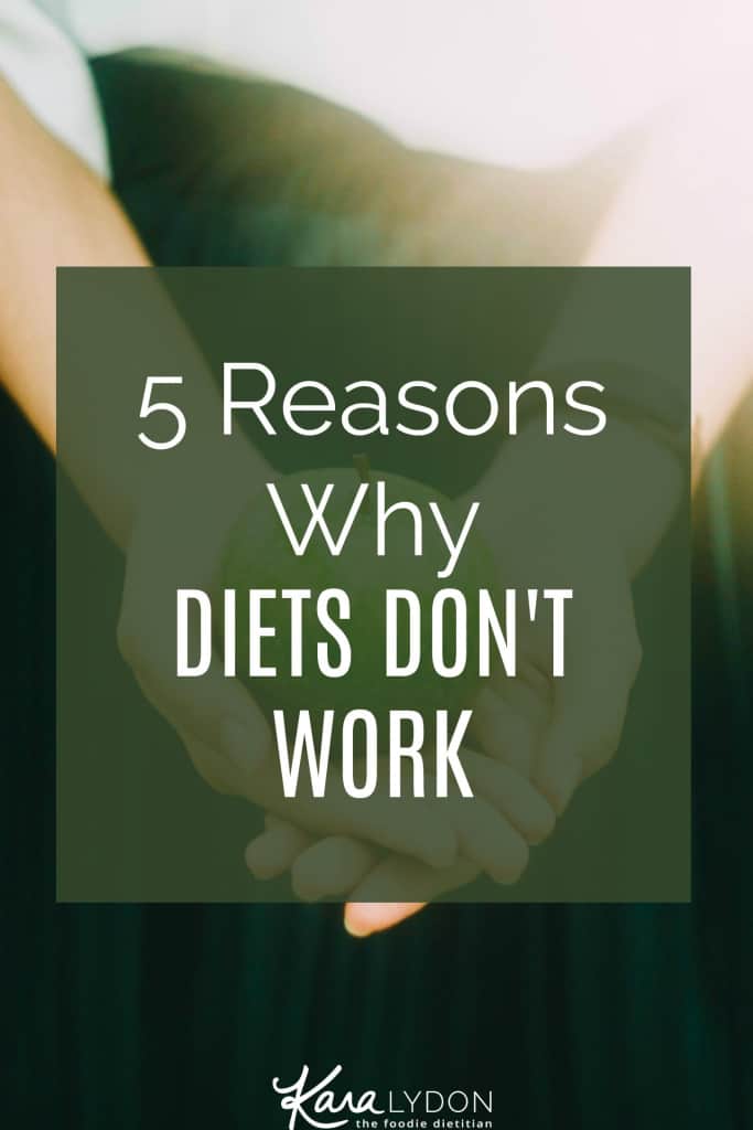 With a new year comes the media feeding you new reasons to diet. Well this dietitian is here to explain 5 scientific reasons why diets don't work. 
