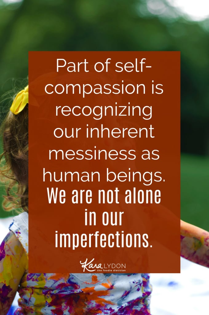 Common humanity helps us recognize that as human beings, we all suffer. The very nature of being a human being is being imperfect and vulnerable and we can take solace in knowing that we aren't alone in our suffering, that this is a shared part of the human experience.