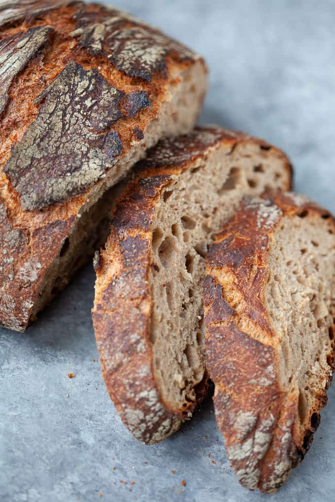 No-Knead Whole-Wheat Bread
