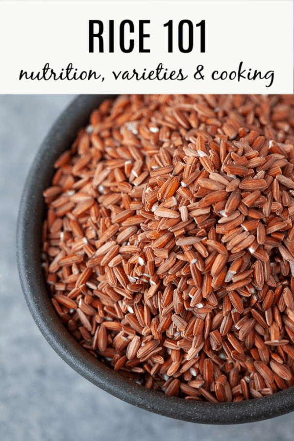Wondering which varieties of rice are healthiest for you? We’re dishing all the deets on rice nutrition, rice varieties and rice cooking techniques. Aka ALL THE THINGS RICE. #rice #nutrition