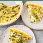 Asparagus Leek Quiche | Kara Lydon