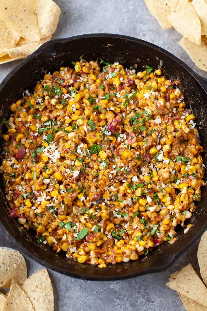 The Best Mexican Street Corn Dip | The Foodie Dietitian | Kara Lydon