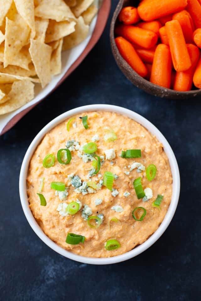 Instant Pot Buffalo Cauliflower Dip The Foodie Dietitian Kara Lydon
