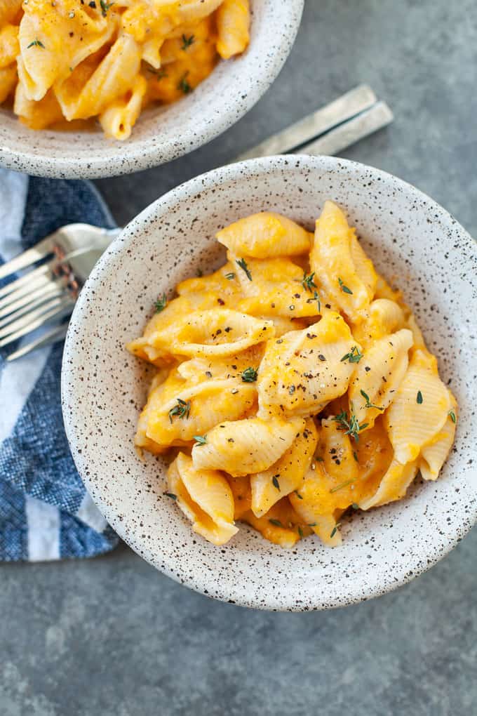 Instant Pot Butternut Squash Mac and Cheese | Kara Lydon