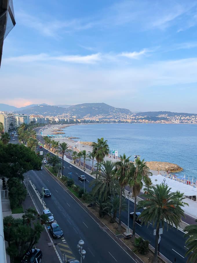 mountain views in Nice, France