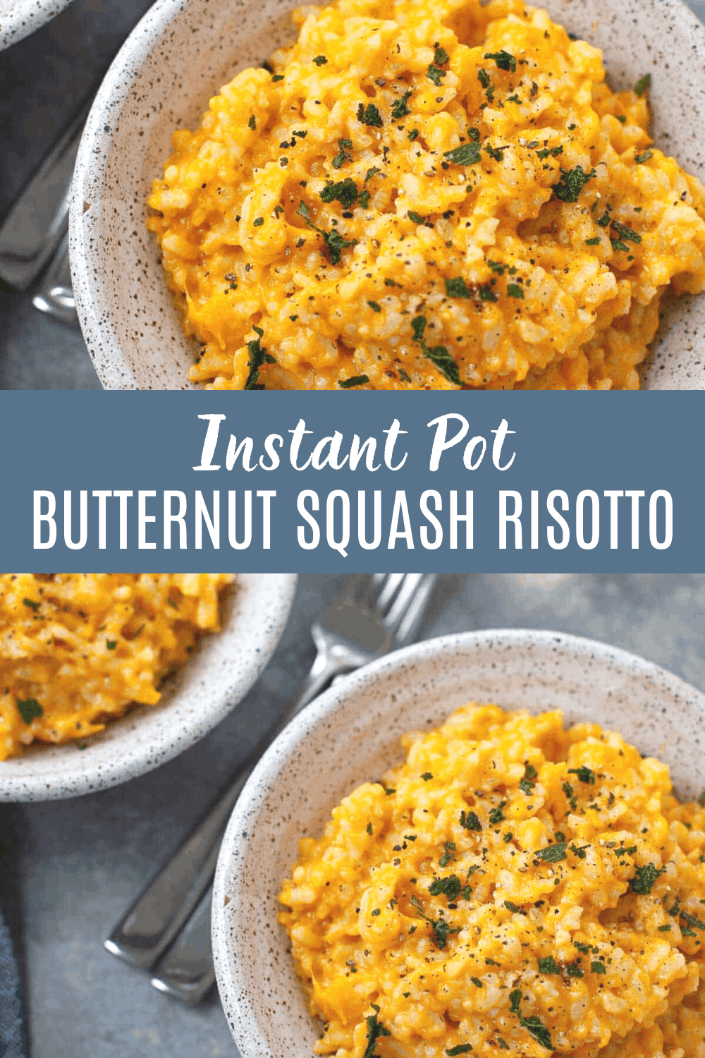 Instant Pot Butternut Squash Risotto | Kara Lydon