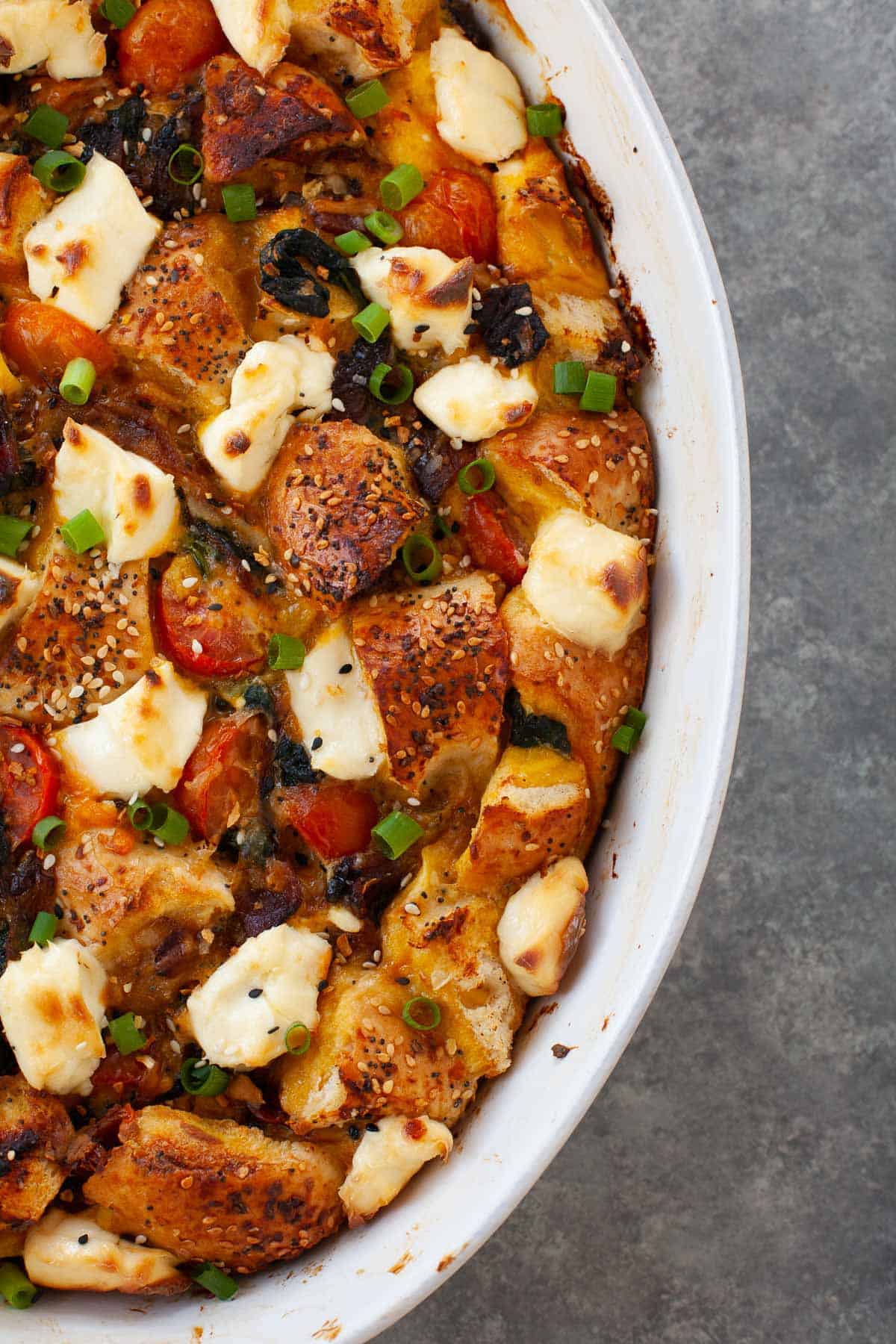 Everything bagel casserole