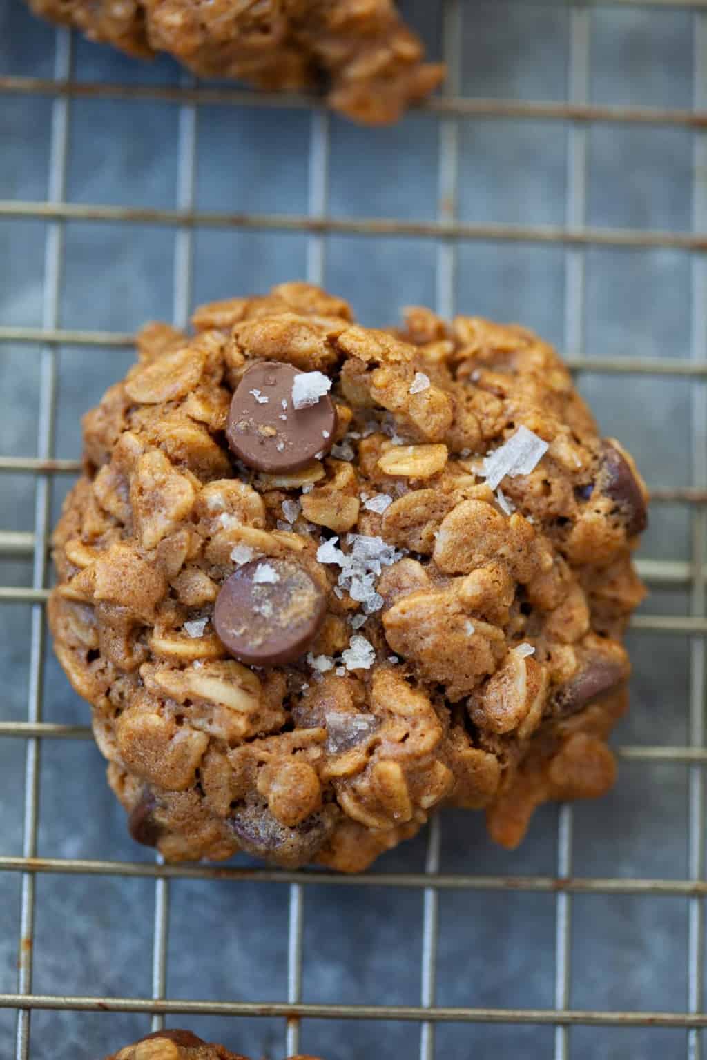 Vegan Peanut Butter Oatmeal Chocolate Chip Cookies Recipe Kara Lydon