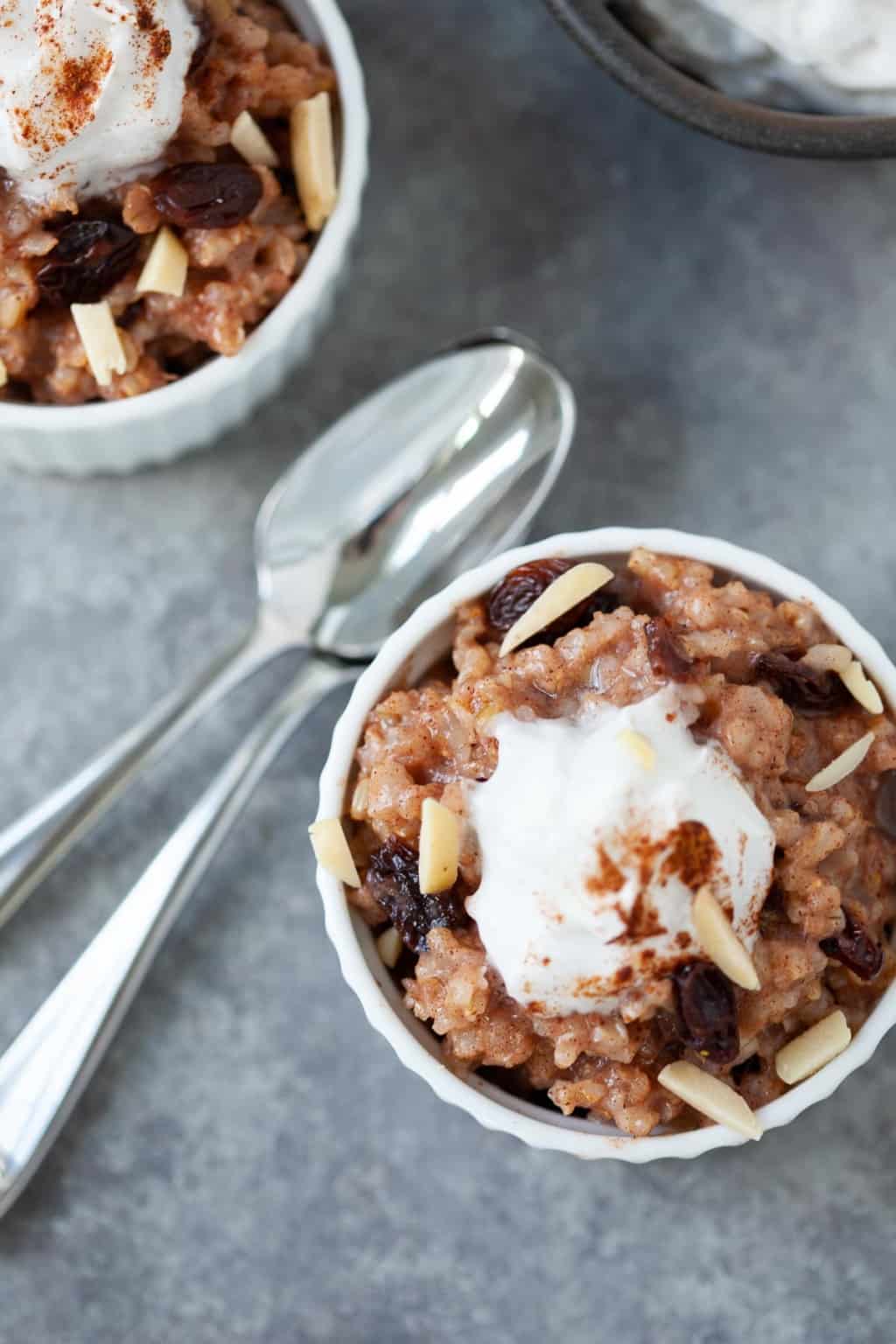 Slow Cooker Coconut Rice Pudding Recipe The Foodie Dietitian Kara Lydon