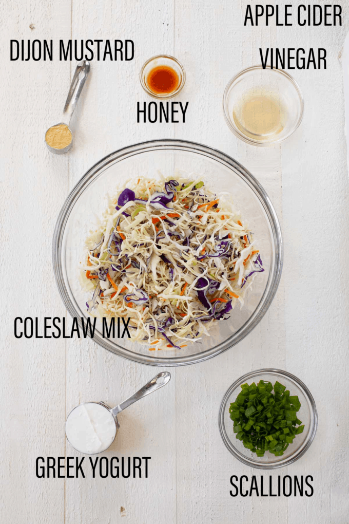 No Mayo Coleslaw (Made with Greek Yogurt) The Foodie Dietitian Kara