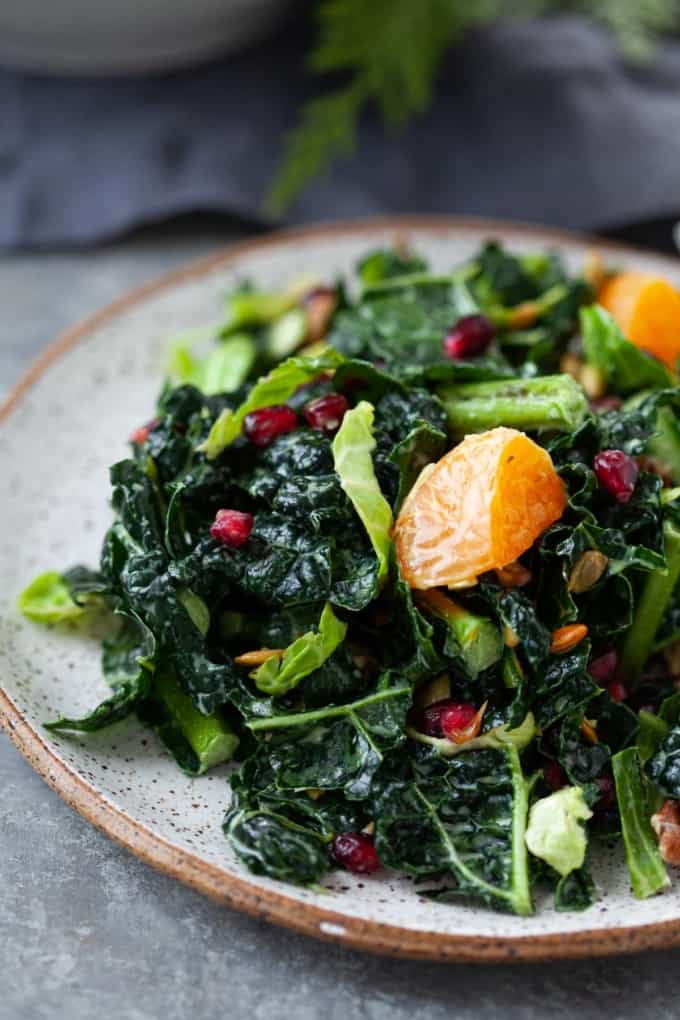 kale salad with pomegranate 11 2