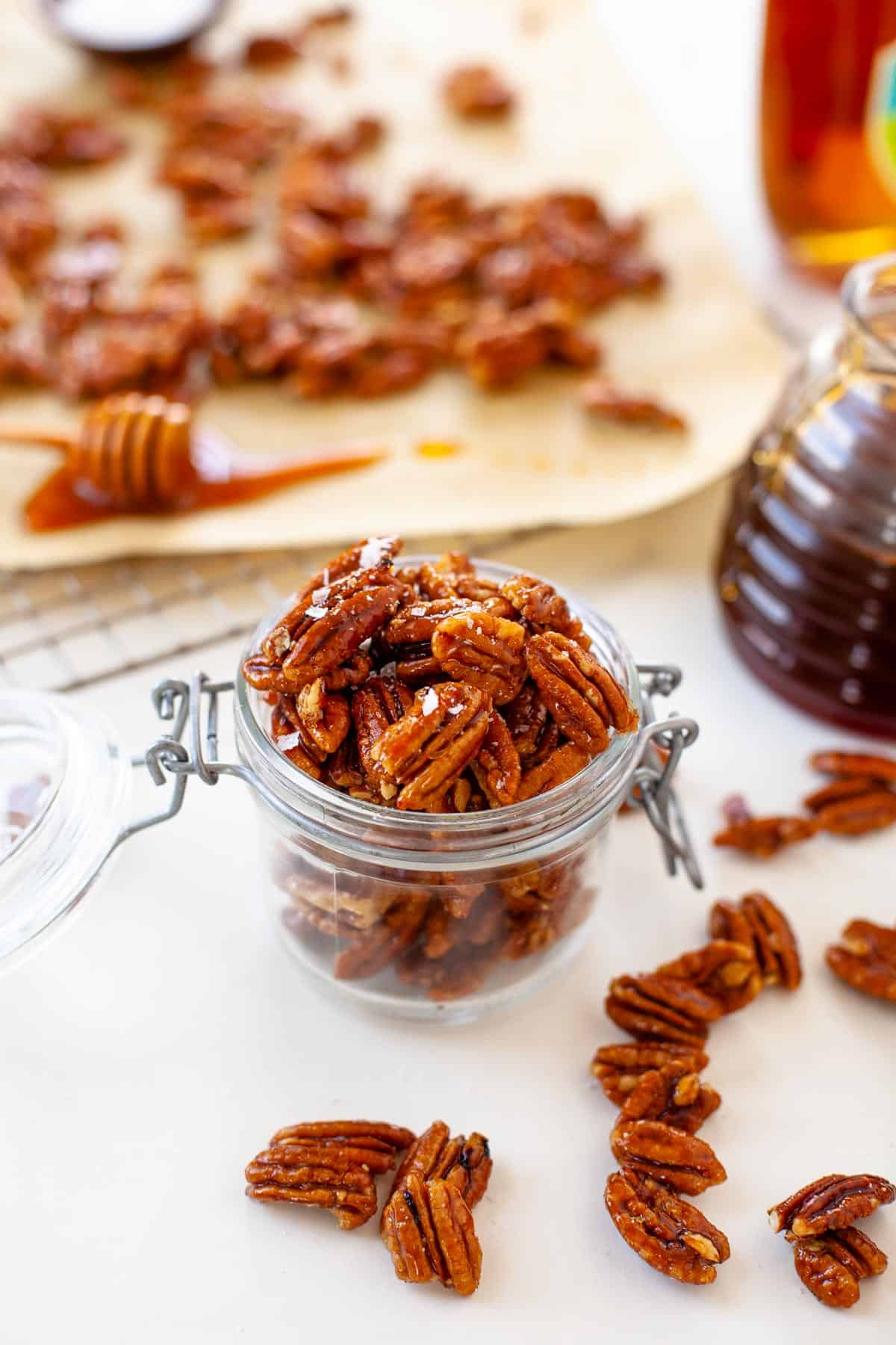 Honey Roasted Pecans Kara Lydon
