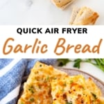 air fryer garlic bread pin 2
