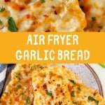 air fryer garlic bread pin 3