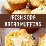 irish soda bread muffins pin 3