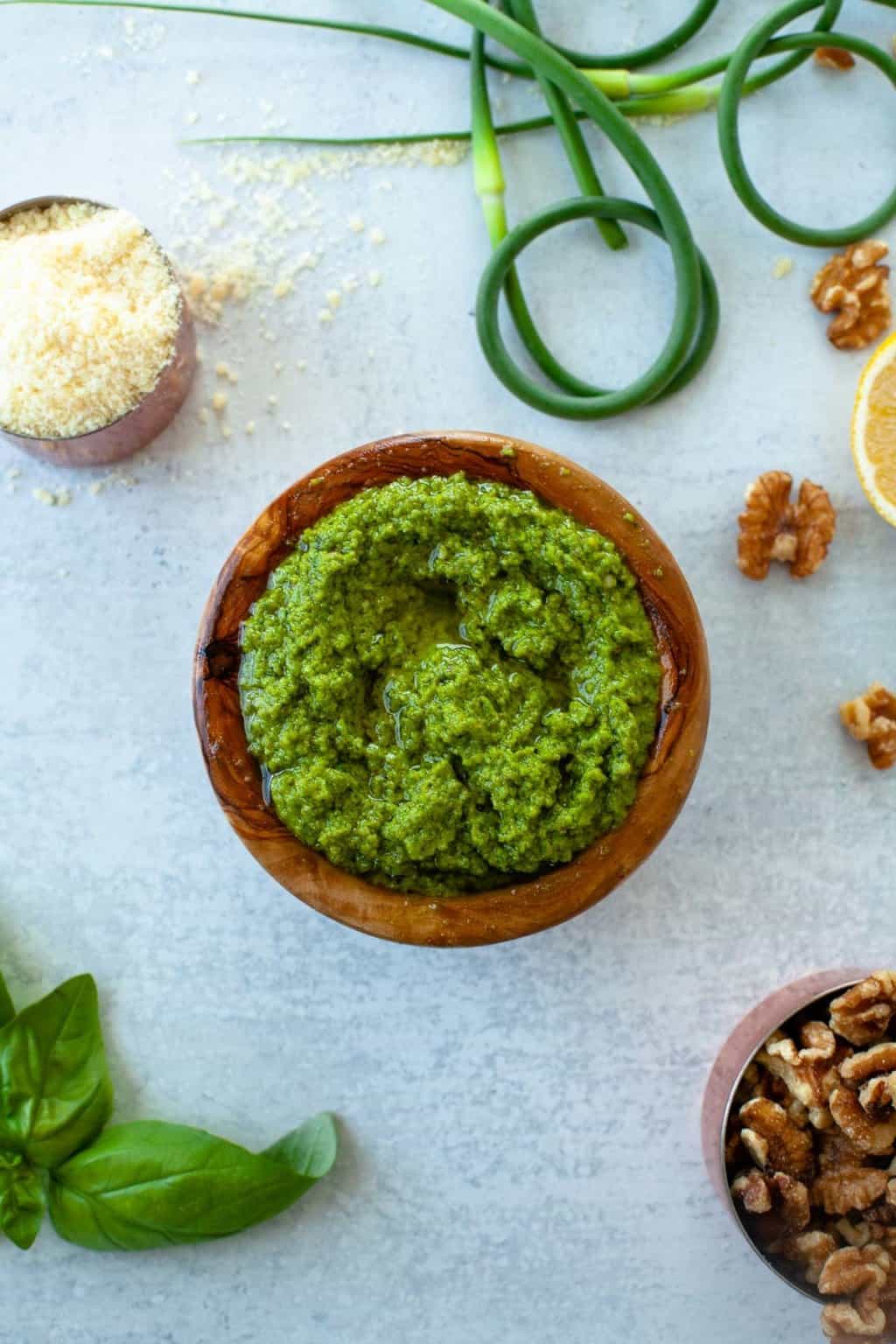 Garlic Scape Pesto Kara Lydon