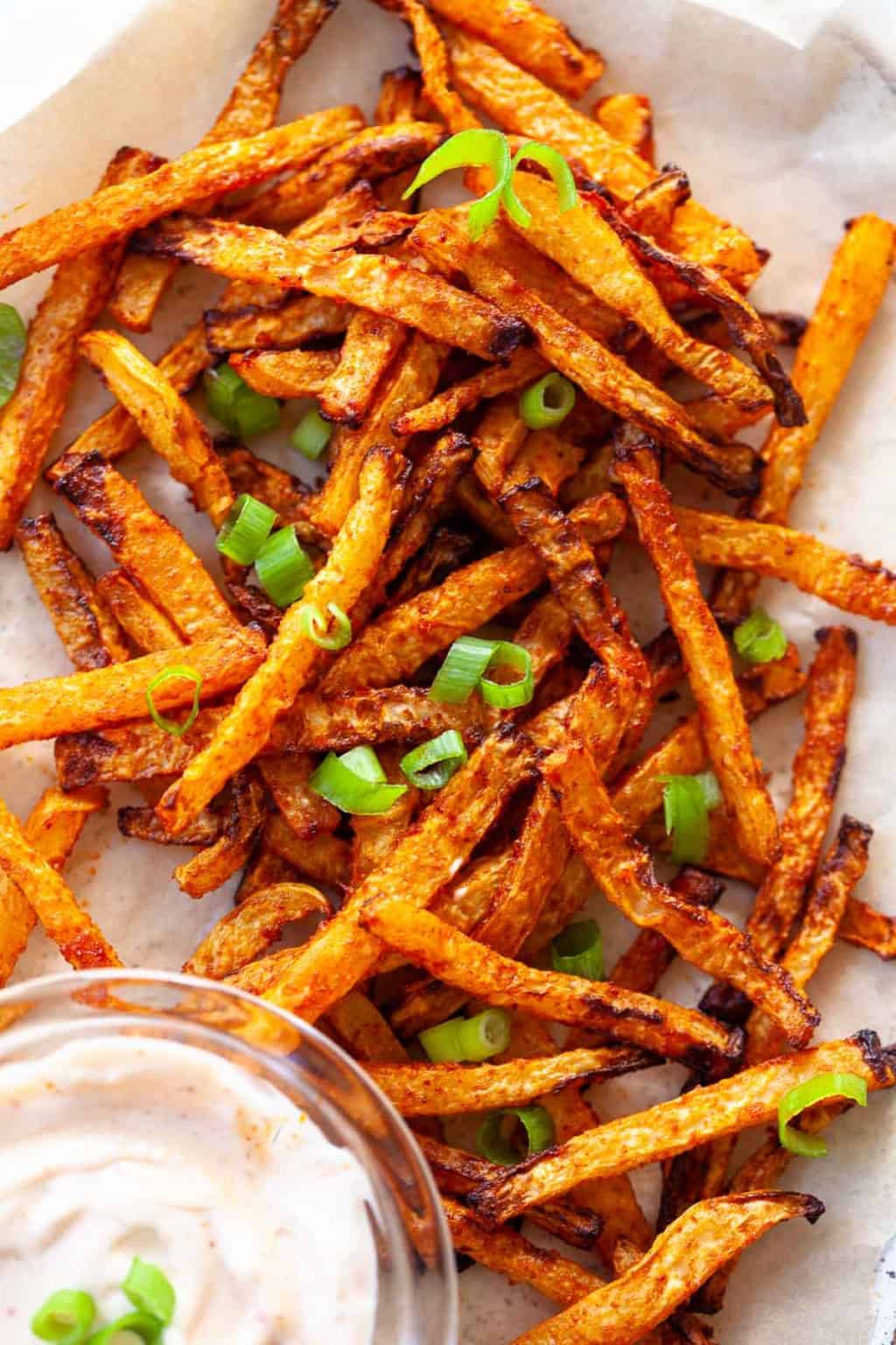 Kohlrabi Fries (Baked or Air Fryer) Kara Lydon