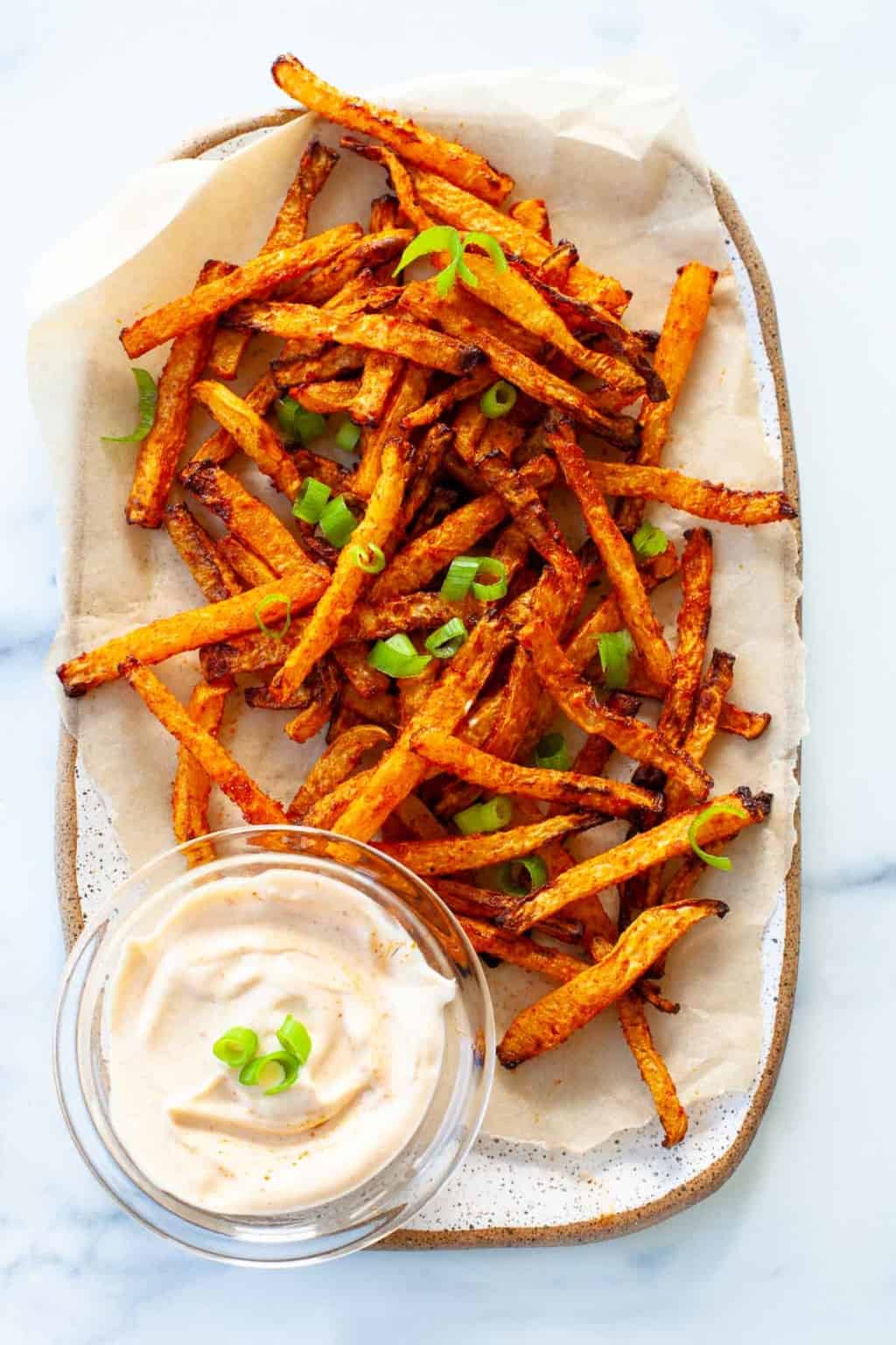 Kohlrabi Fries (Baked or Air Fryer) Kara Lydon