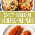 Seafood Stuffed Peppers | Kara Lydon